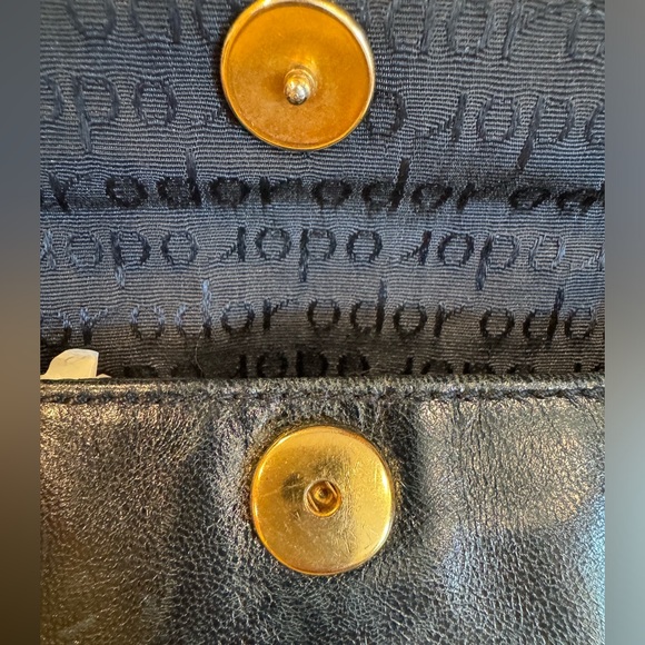 Rodo black leather shoulder bag - Picture 8 of 14